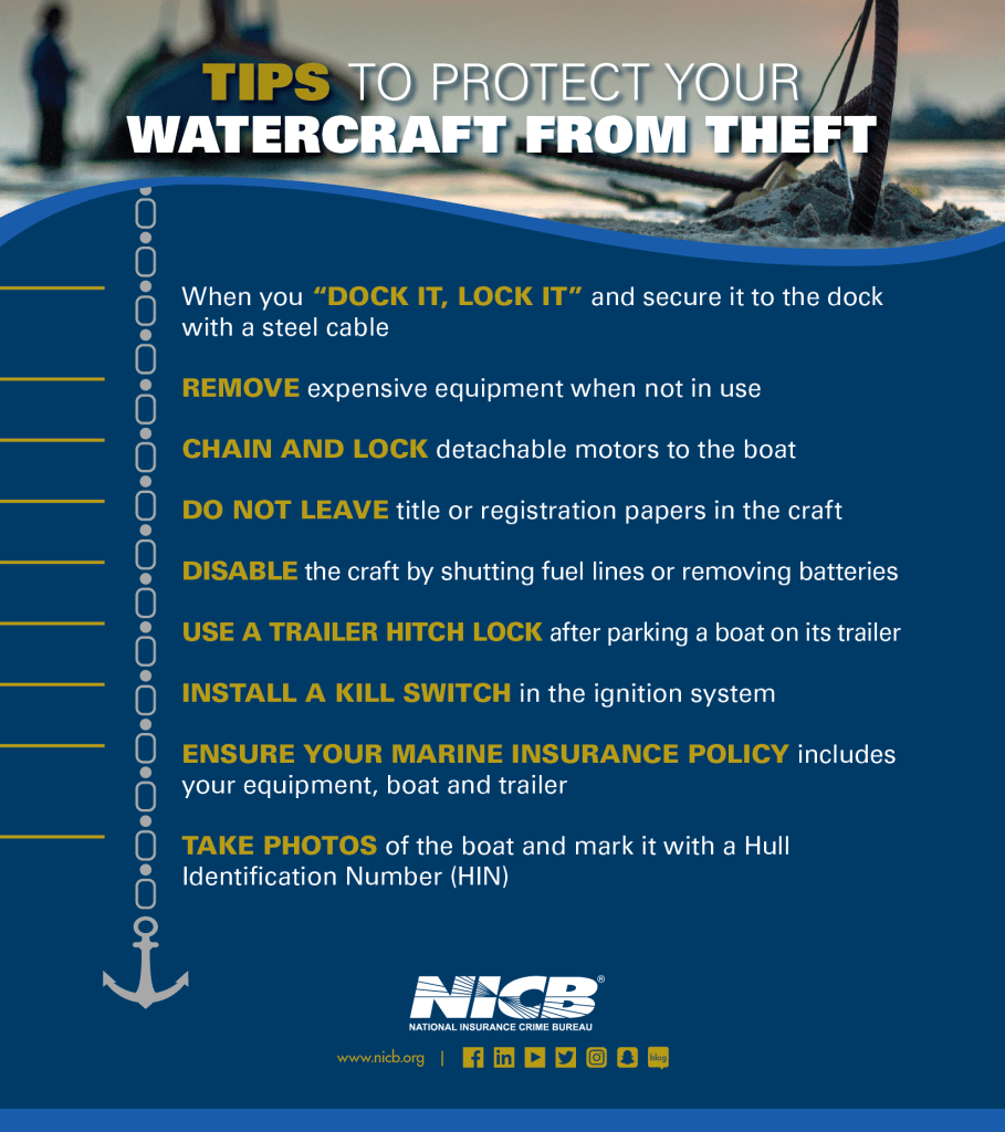 Prevent boat theft with these tips
