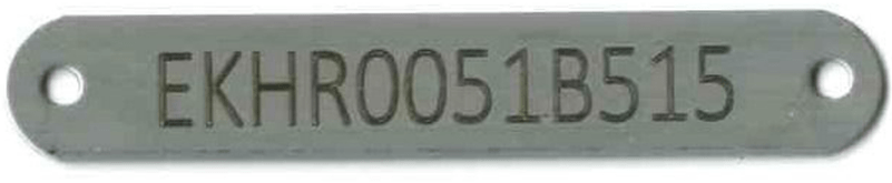 image of a boat hull ID number