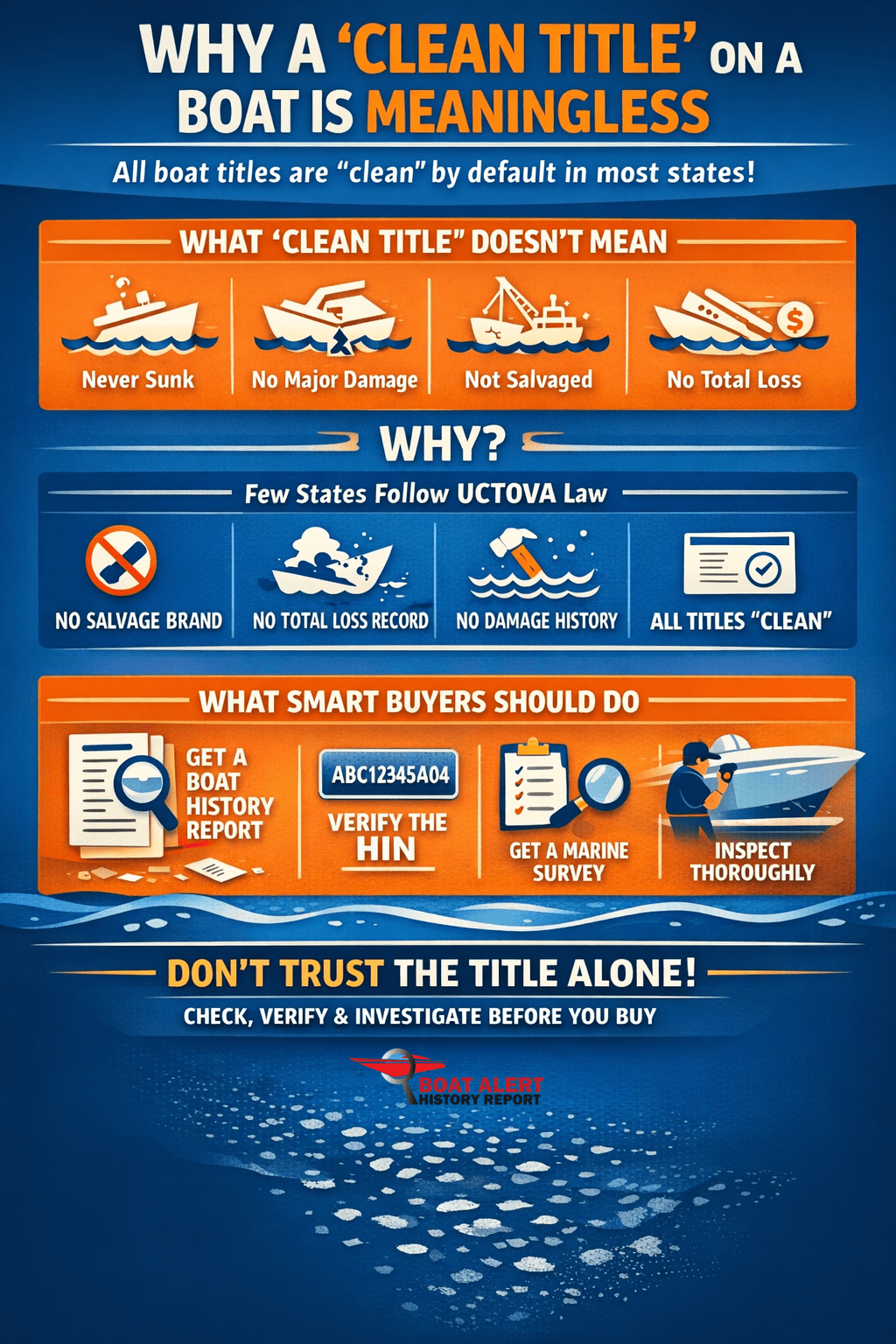 Infographic- Why a Clean Title on a Boat is Meaningless.