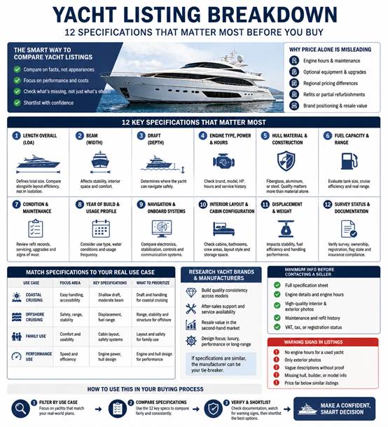 12 specs that matter most before you buy a boat