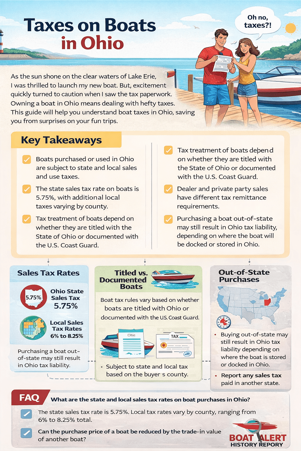 Infographic: Taxes on Boats in Ohio